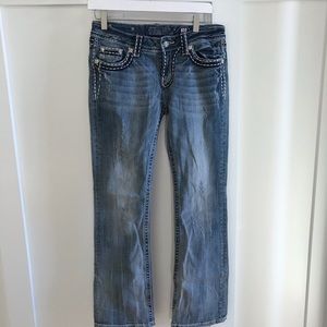Miss Me easy boot cut jeans 27 $35